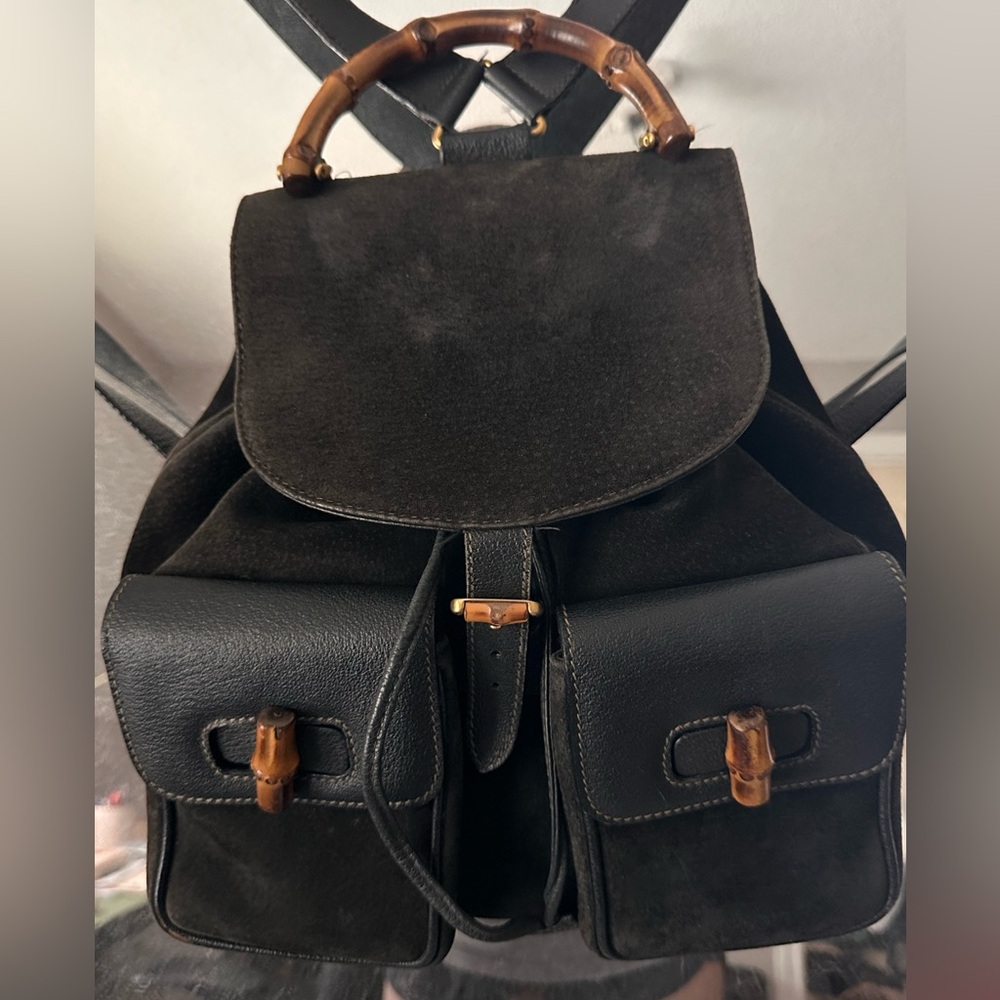 Vintage GUCCI BAMBOO BACKPACK